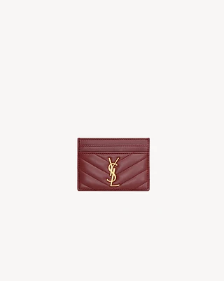CASSANDRE MATELASSÉ card case in lambskin