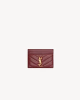 CASSANDRE MATELASSÉ card case in lambskin