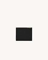 UPTOWN Compact wallet in grain de poudre leather