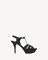 TRIBUTE platform sandals smooth leather