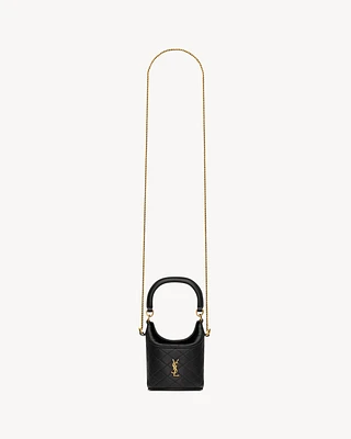 GABY mini bucket in lambskin