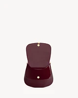 Mini VOLTAIRE TOP HANDLE bag in patent leather