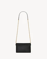 CASSANDRE chain pouch in lambskin