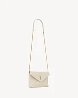 CASSANDRE chain clutch in lambskin
