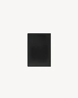 SAINT LAURENT PARIS PASSPORT CASE IN LACQUERED LEATHER