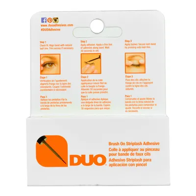 Pegamento para Pestañas Duo Brush-On Oscuro 5g