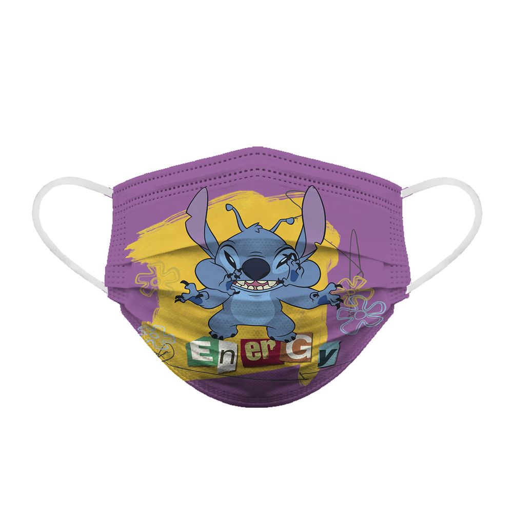 Cubrebocas Infantil Stitch