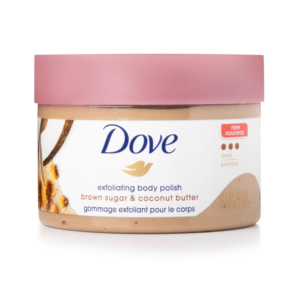 Exfoliante corporal Dove  Polish Brown Sugar and Coco Butter 298 gr