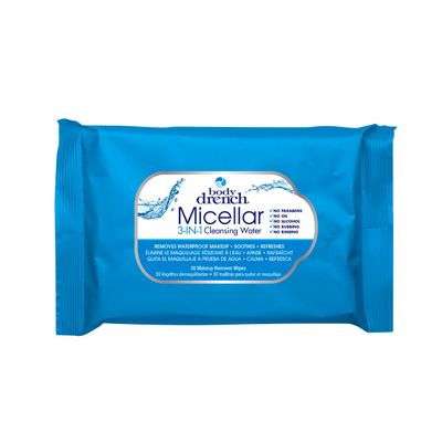 Toallas Desmaquillantes de agua Micelar 3-IN-1