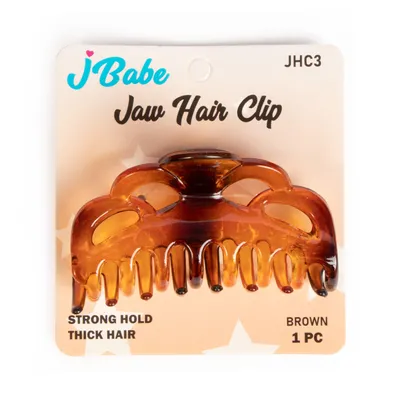 Pinza para el cabello café