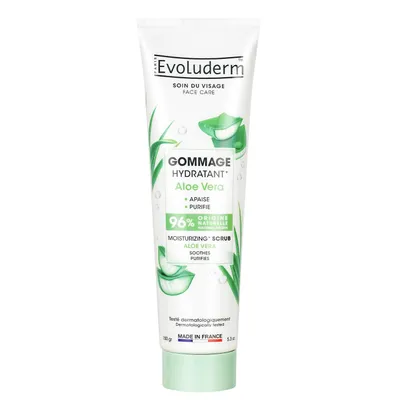 Crema exfoliante facial de Aloe vera