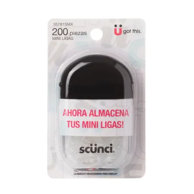 Mini Ligas Transparentes con Estuche 200 pz