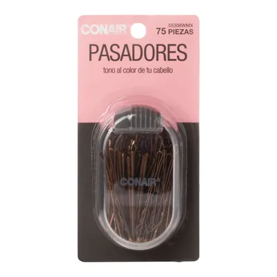 Pasadores Cafes con Estuche 75 pz