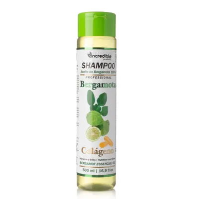 Shampoo Nutritivo de Bergamota y Colageno 500 ml