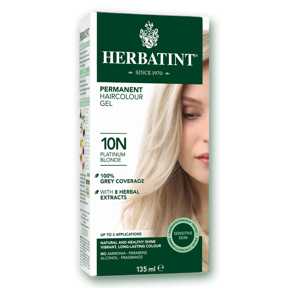 10N Platinum Blonde Hair Colour