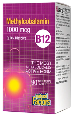 B12 Methylcobalamin 1000 mcg