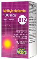 B12 Methylcobalamin 1000 mcg