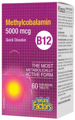 B12 Methylcobalamin mcg