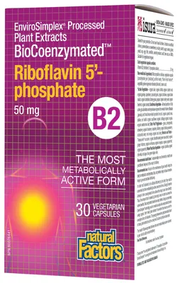 BioCoenzymated™ Riboflavin 5'-Phosphate 50 mg, BioCoenzymated