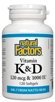 Vitamin K & D 120 mcg 1000 IU
