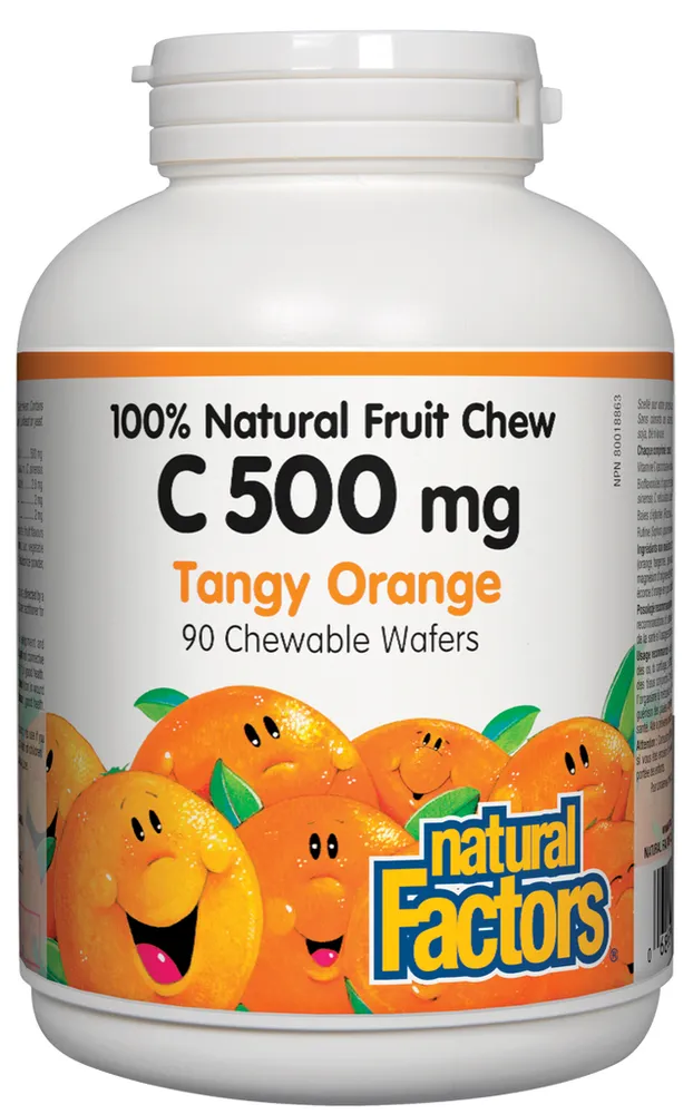 C 500 mg 100% Natural Fruit Chew