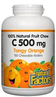 C 500 mg 100% Natural Fruit Chew