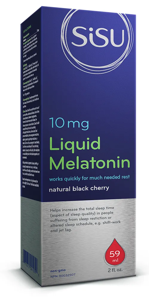 Melatonin Liquid 10 mg, Black Cherry