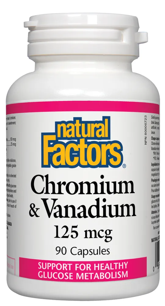 Chromium & Vanadium 125 mcg