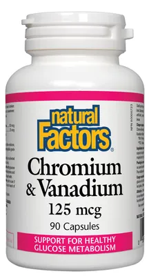 Chromium & Vanadium 125 mcg