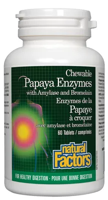 Papaya Enzymes with Amylase and Bromelain