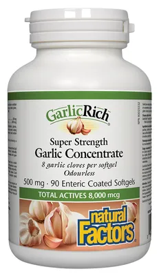 GarlicRich® Super Strength Garlic Concentrate 500 mg