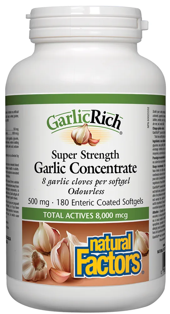 GarlicRich® Super Strength Garlic Concentrate 500 mg