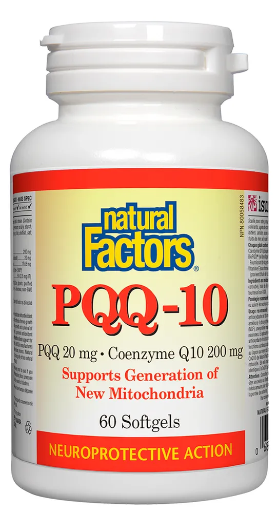 PQQ-10 PQQ 20 mg • Coenzyme Q10 200 mg