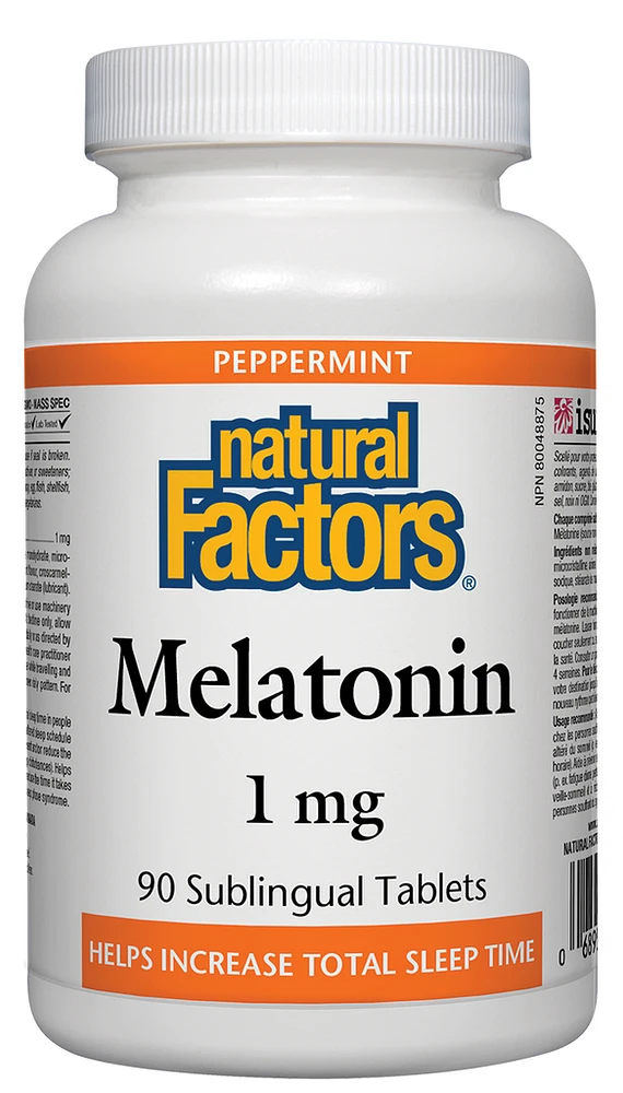 Melatonin 1 mg, Peppermint
