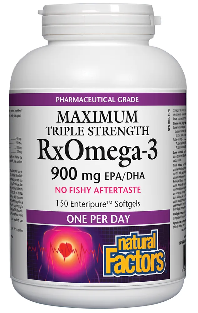 RxOmega-3 Maximum Triple Strength 900 mg