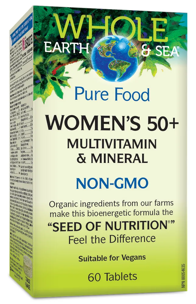 Women's 50+ Multivitamin & Mineral, Whole Earth & Sea®