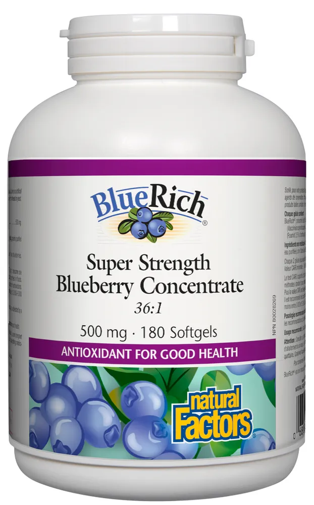 BlueRich® Super Strength Blueberry Concentrate 500 mg