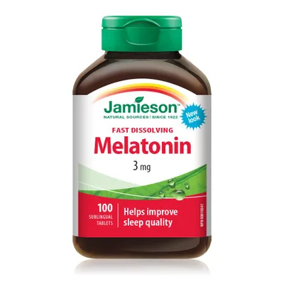 Melatonin 3mg | Fast-Dissolving - Unflavoured