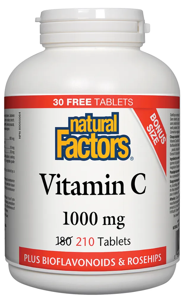 Vitamin C 1000 mg Plus Bioflavonoids & Rosehips