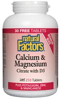 Calcium & Magnesium Citrate with D3 Plus Potassium, Zinc Manganese