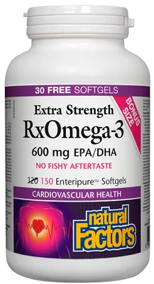 RxOmega-3 Extra Strength 600 mg