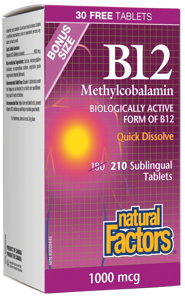 B12 Methylcobalamin 1000 mcg