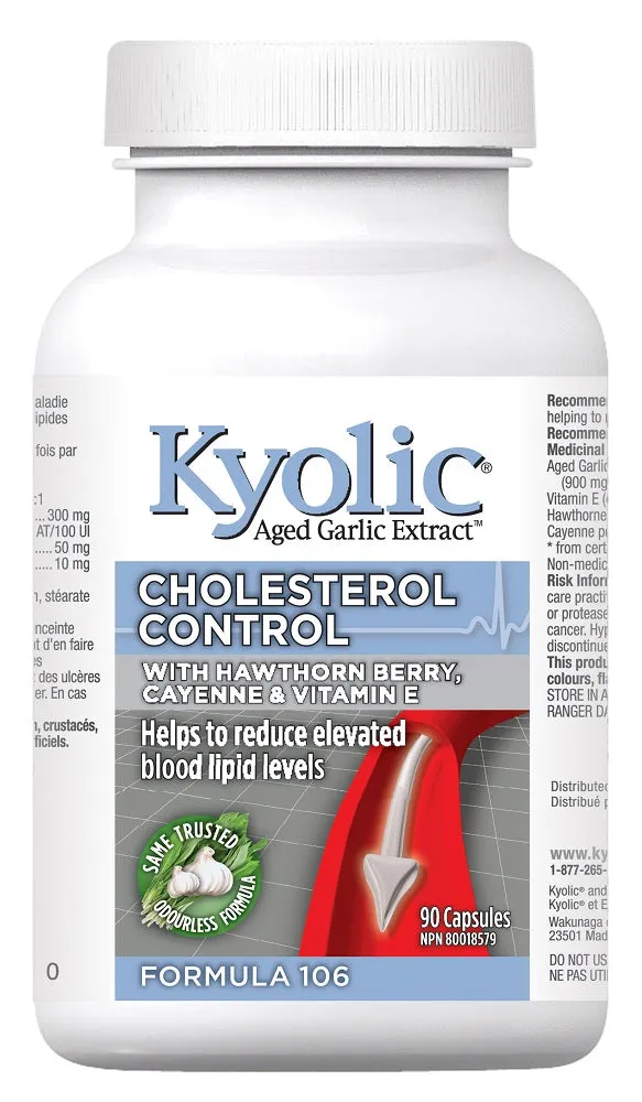 Formula 106 - Cholesterol Control with Hawthorn + Cayenne Vitamin E
