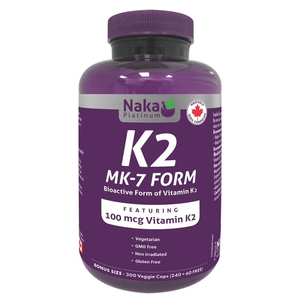 Vitamin K2 100mcg (MK-7 form)