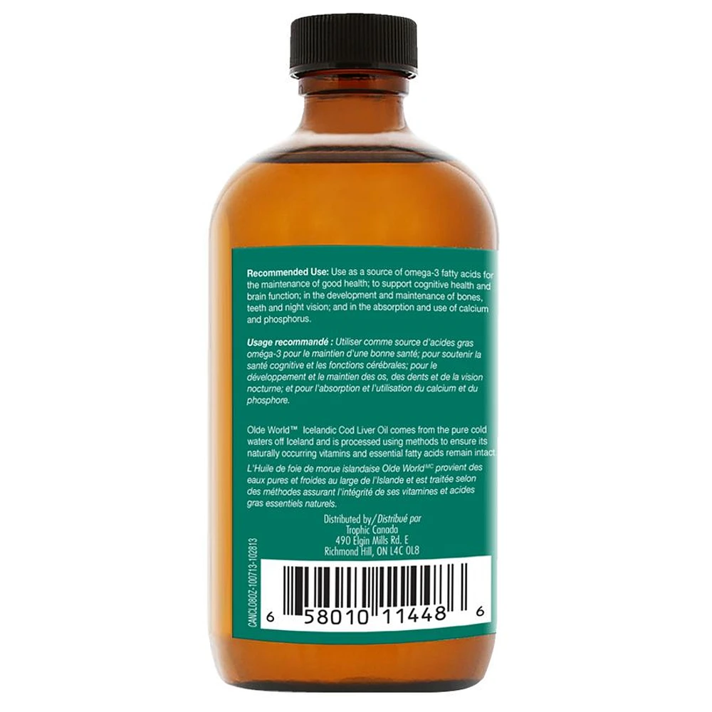 Olde World Icelandic Cod Liver Oil - Lemon-Mint