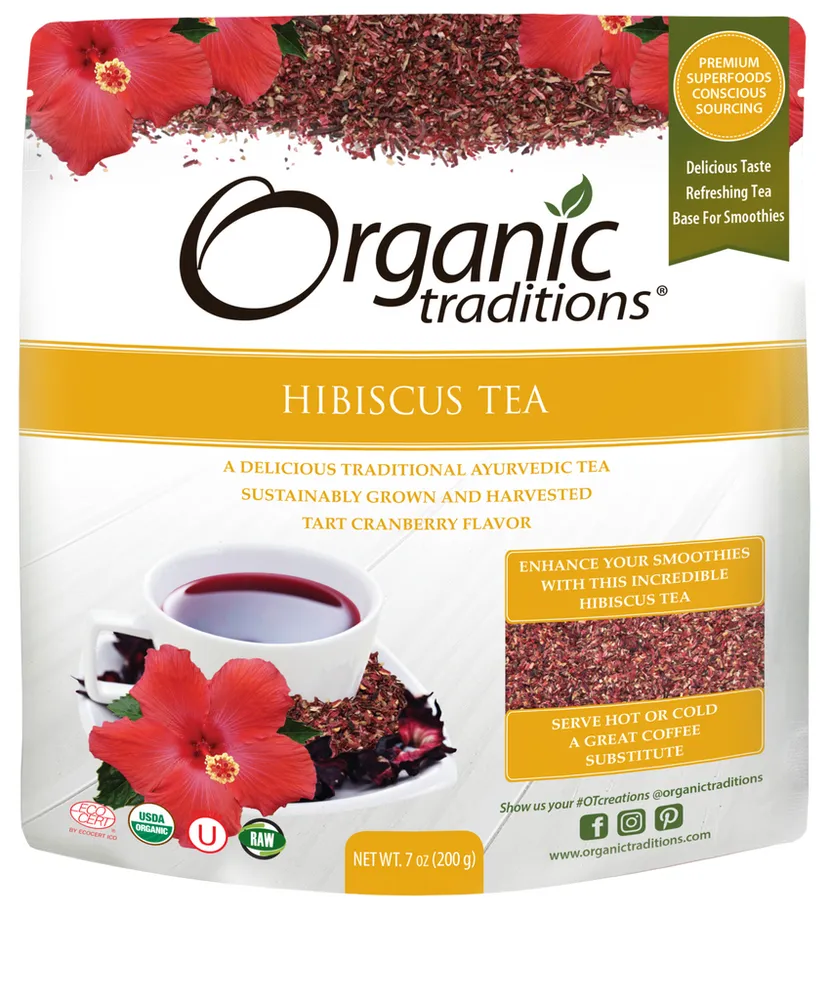 Organic Hibiscus Tea Cut