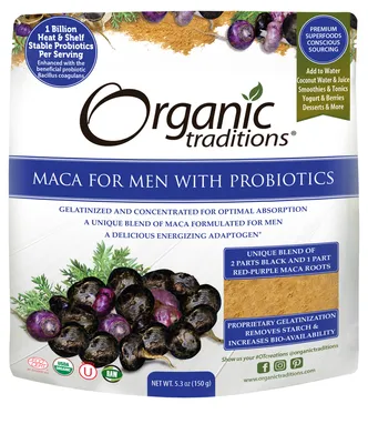 Organic Maca for Men with Probiotics