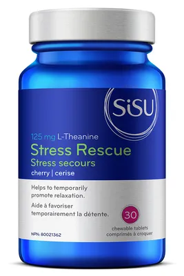 Stress Rescue 125 mg L-Theanine, Cherry