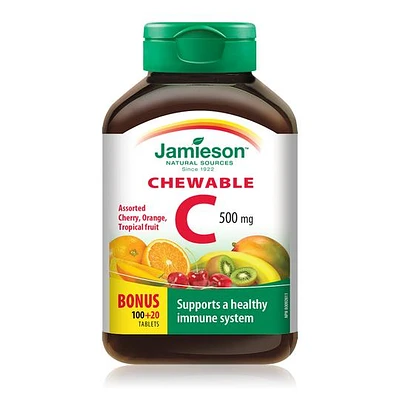 Vitamin C 500mg Chewables - Assorted