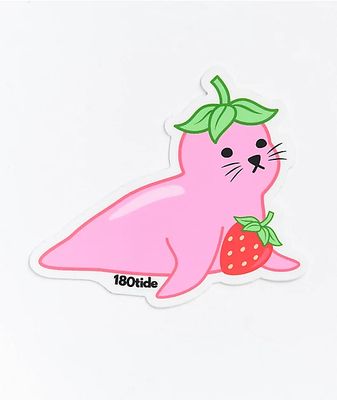 180TIDE Strawberry Seal Sticker